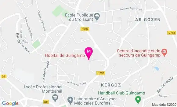 Localisation Dr Nadia Georges