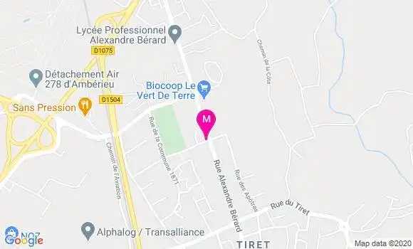 Localisation Dr Isabelle Franchini