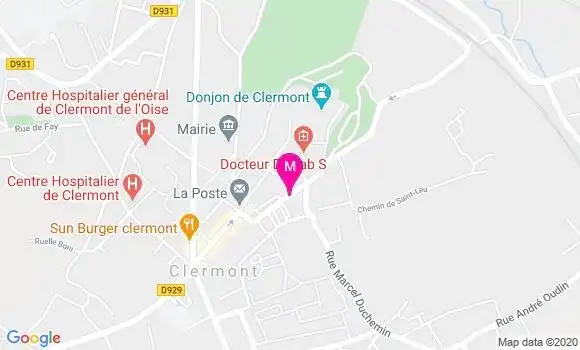 Localisation Dr Michel Husson