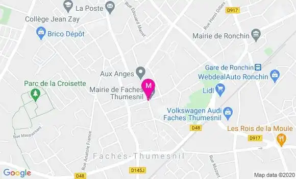Localisation Dr Rose Linde Danneels