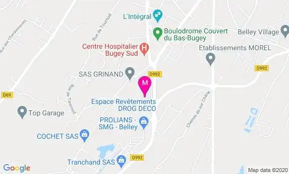 Localisation Dr Isabelle Lecomte Ranchin