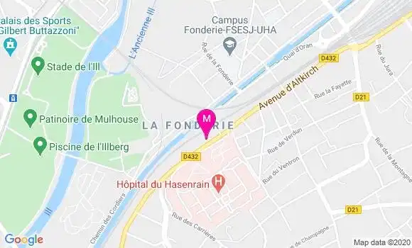 Localisation Dr Laurence Werner Peronnin