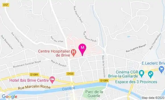 Localisation Dr Corinne Pralong