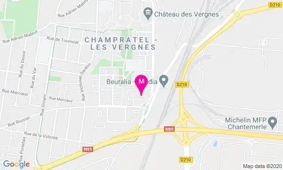 Localisation Dr Annie Balland