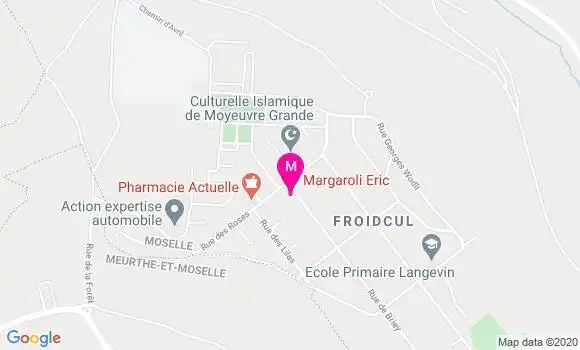 Localisation Dr Eric Margaroli