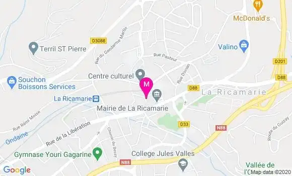 Localisation Dr Anne Plagnard
