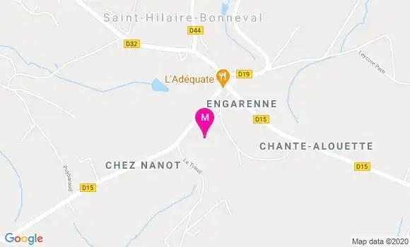 Localisation Dr Sylvie Dubray
