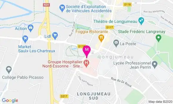 Localisation Dr Nicolas Lau