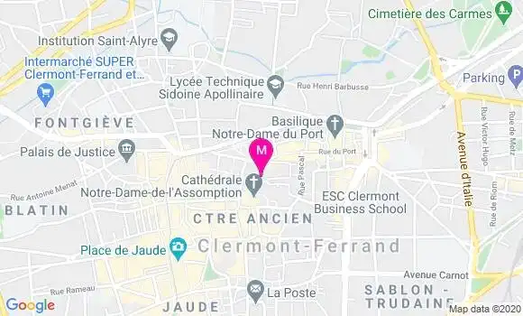 Localisation Dr Isabelle Pireyre