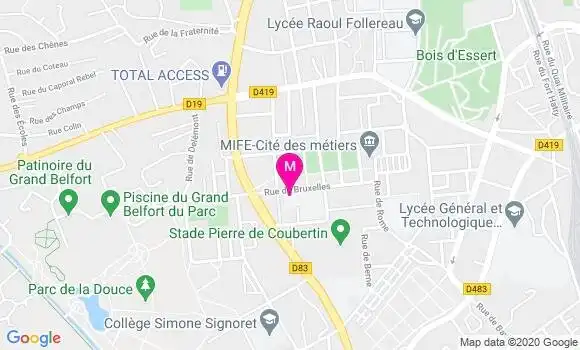 Localisation Dr Martine Zacharias