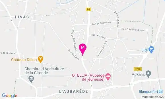 Localisation Dr Evelyne Etcheto Ader
