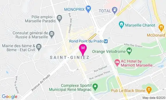 Localisation Dr Alain Pascal