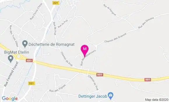 Localisation Dr Pascale Rochaix Magnol