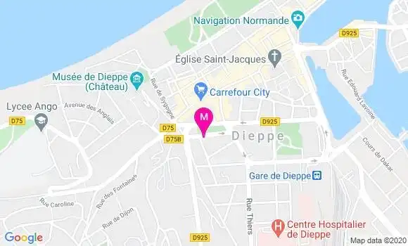 Localisation Dr Patrice Coudurier