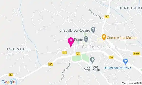 Localisation Dr Bernard Olive