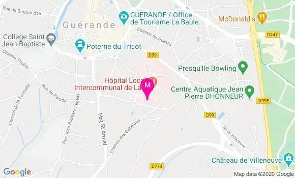 Localisation Dr Pascaline Hibon Bordillon