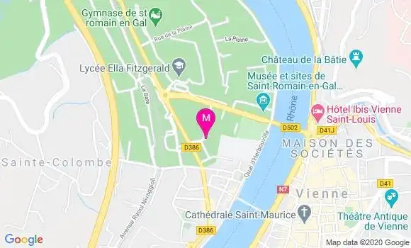 Localisation Dr Anne Roumezy