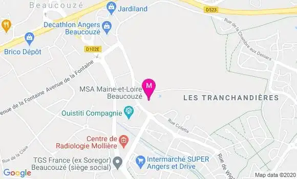 Localisation Dr Marc Tramon