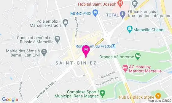 Localisation Dr Eric Glowaczower
