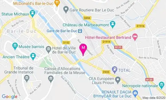 Localisation Dr Dominique Bassenne