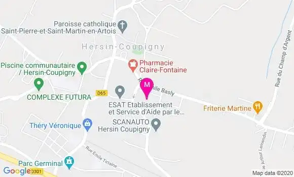 Localisation Dr Guislain Defurne