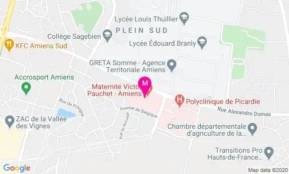 Localisation Dr Philippe de Groote
