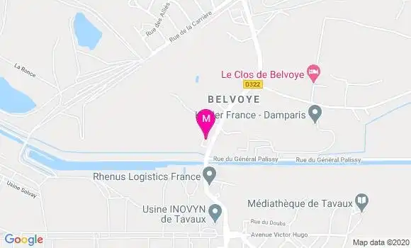 Localisation Dr Fabienne Misserey