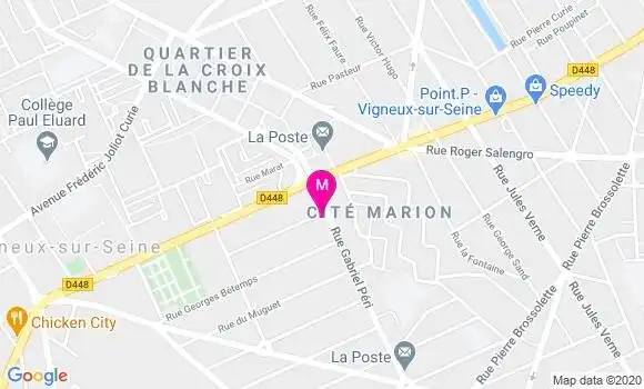 Localisation Dr Victor Mateus