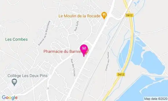 Localisation Dr Roselyne Nougarède