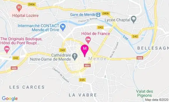 Localisation Dr Jean Louis Benezech