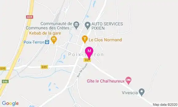 Localisation Dr Pascal Laspreses