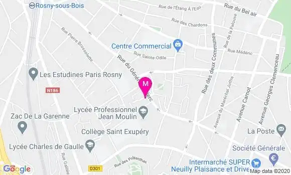 Localisation Dr Victor Nataf
