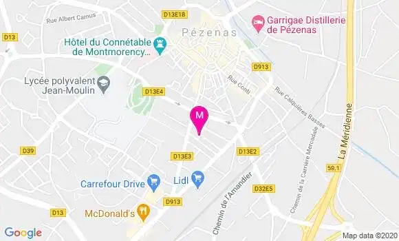 Localisation Dr Florence Greco