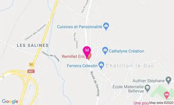 Localisation Dr Eric Remillet