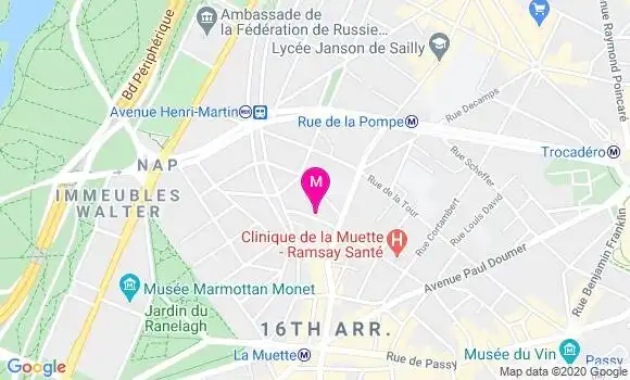 Localisation Dr Daniel Delubac