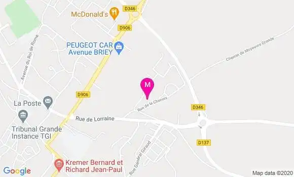 Localisation Dr Eric Saverna