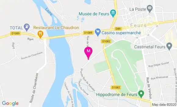Localisation Dr Murielle Martins