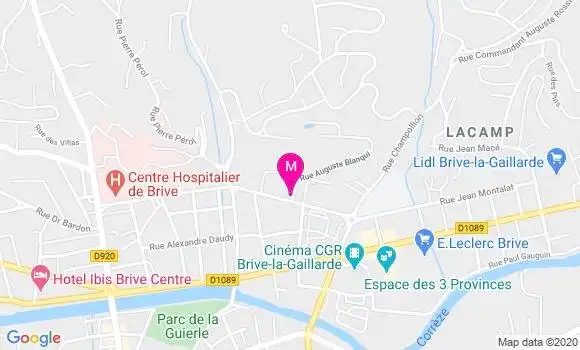 Localisation Dr Patrick Bracco