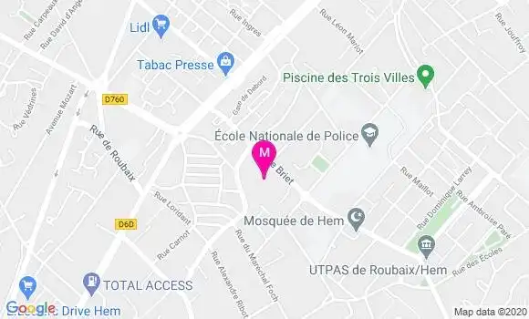 Localisation Dr Christophe Decoopman