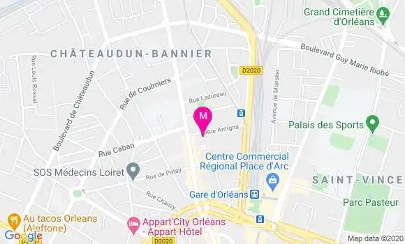 Localisation Dr Erwann Du Rouchet