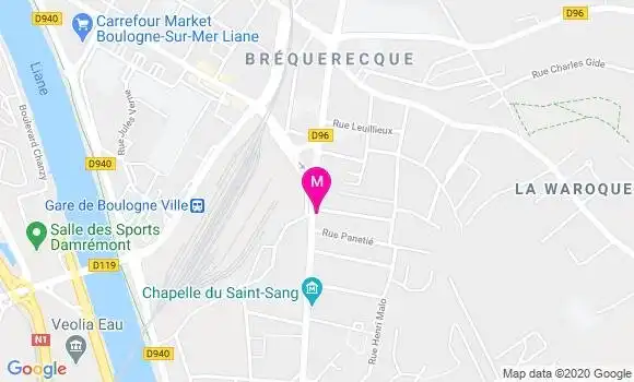 Localisation Dr Pascale Legru Bertagne