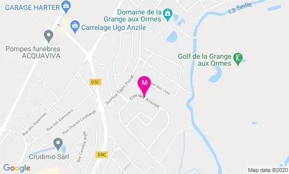Localisation Dr Claire Neulier