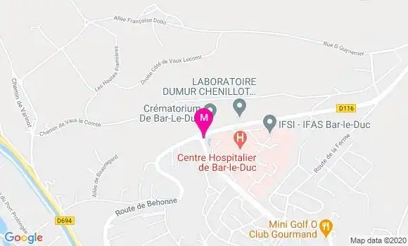 Localisation Dr Alain Miton