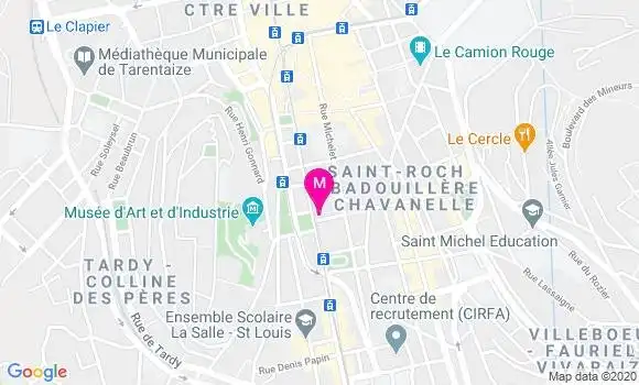 Localisation Dr Murielle Yvanes Thomas
