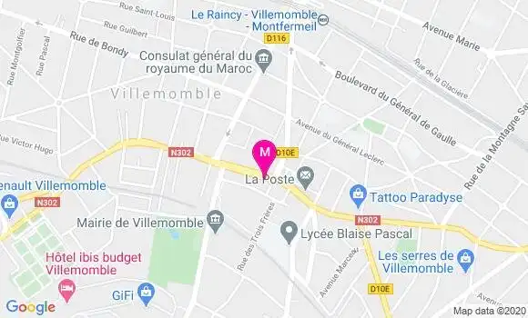 Localisation Dr Jacques Foucher