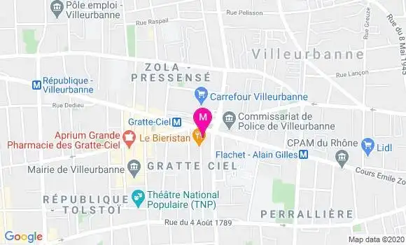 Localisation Dr Michèle Pignol
