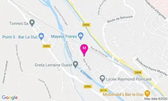 Localisation Dr Virginie Deville