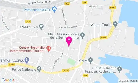 Localisation Dr Jacques Assemat