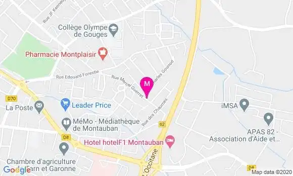 Localisation Dr Jacques Frayssinet