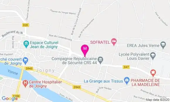 Localisation Dr Marie Josée Fichot